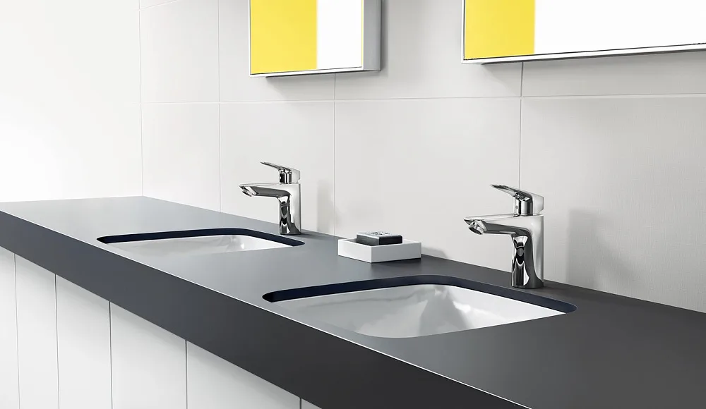 Смеситель для раковины Hansgrohe Logis 71100000 Sancos — официальный сайт