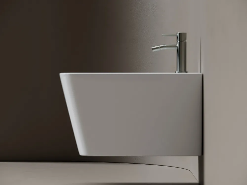 Биде подвесное Ceramicanova Miro CN11004 белый Sancos — официальный сайт