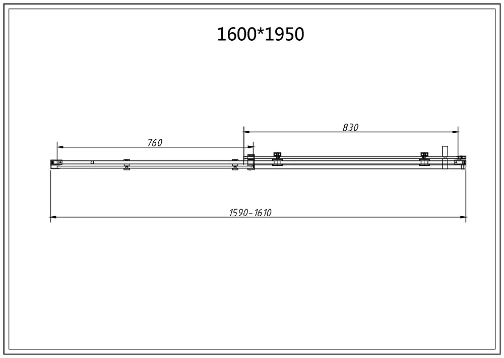 Душевой уголок Vincea Como-N VSR-4CN8016CGB 160х80 см, профиль матовый черный, стекло тонированное с Sancos — официальный сайт