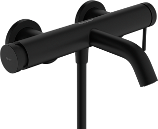 Смеситель для ванны с душем Hansgrohe Tecturis S 73422670, матовый черный