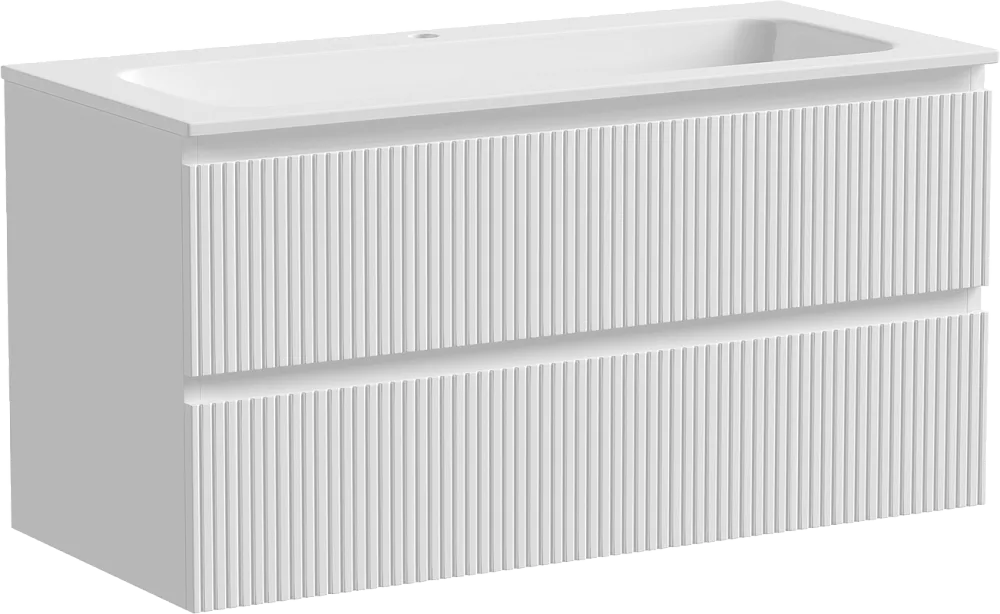Тумба под раковину Sancos Snob T 100 подвесная Bianco (белый), SNT100W Sancos — официальный сайт