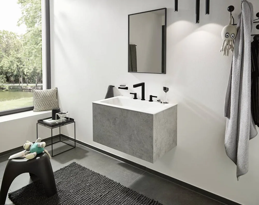 Мыльница Hansgrohe AddStoris 41746670 матовый черный Sancos — официальный сайт