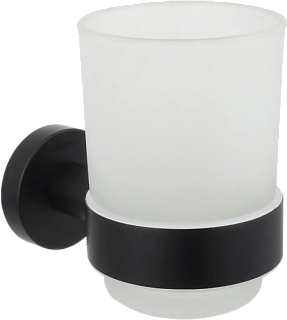 Стакан AQUATEK Вега AQ4004MB матовый черный