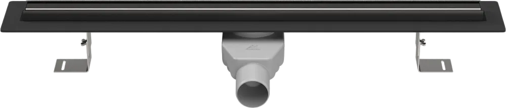 Душевой трап (лоток) MCH Chudej Slim Line CH700SLC, 70 см, матовый черный Sancos — официальный сайт