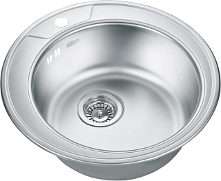 Мойка кухонная Emar Steel 490