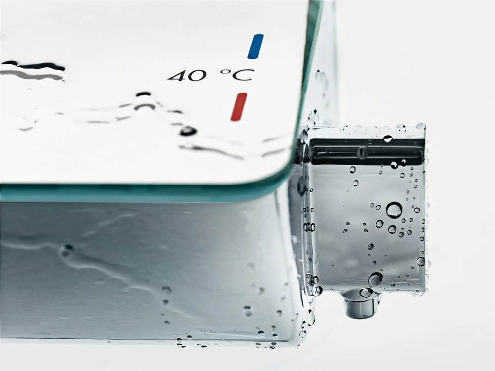 Термостатический смеситель Hansgrohe Ecostat Select 13161000 для душа Sancos — официальный сайт