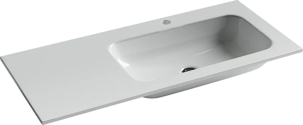 Тумба с раковиной Sancos Snob T 100 см, R, bianco Sancos — официальный сайт