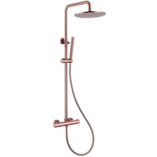 Душевая стойка Abber Wasser Kreis AF8160RG, розовое золото