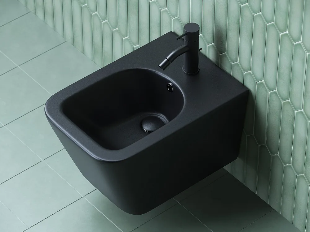 Биде подвесное Ceramicanova Metric CN3008MB Sancos — официальный сайт