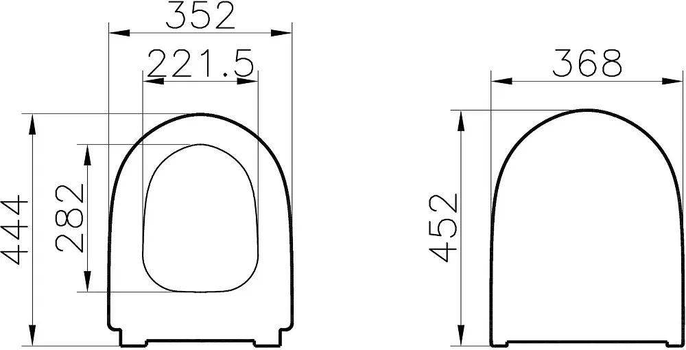 Крышка-сиденье VitrA Sento 130-003-009 Sancos — официальный сайт