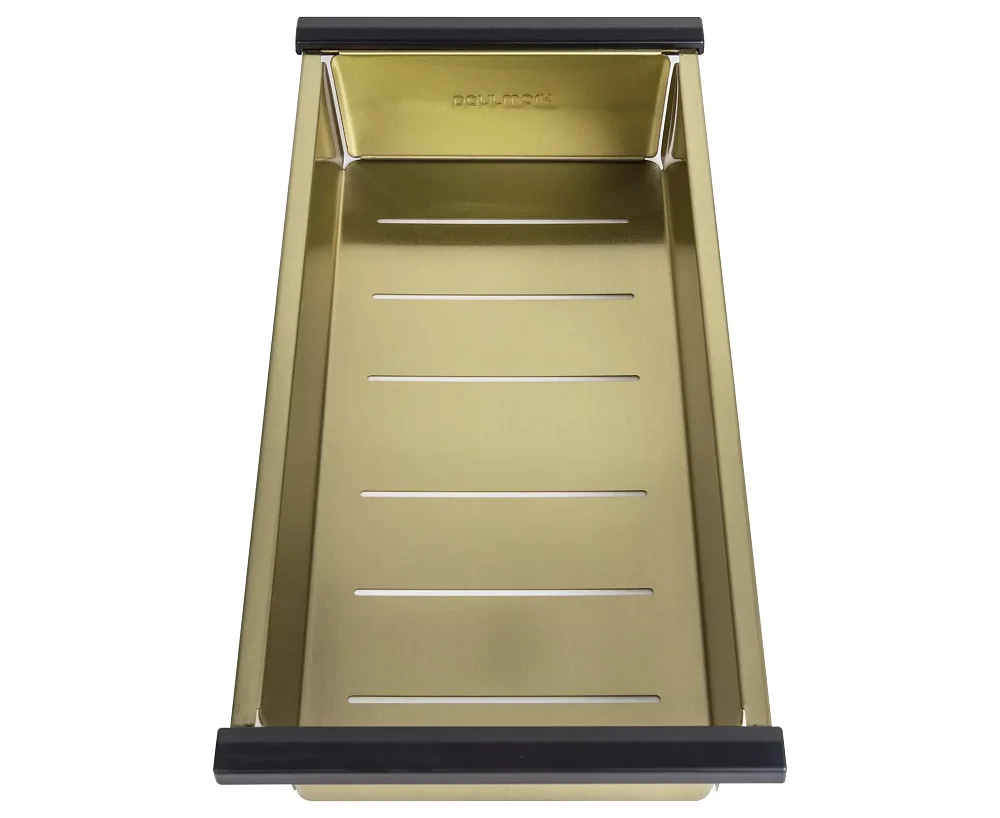 Мойка кухонная Paulmark Next-Multi Sink 58 UNI PM785845-LG светлое золото Sancos — официальный сайт