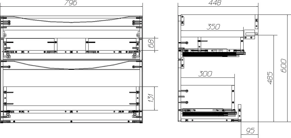 Тумба под раковину без столешницы BelBagno Marino H60 rovere nature, 80 см Sancos — официальный сайт