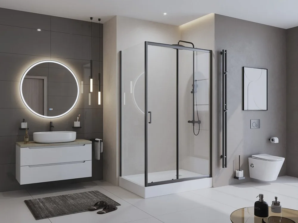 Поддон для душа BelBagno Tray 100х80 R с сифоном Sancos — официальный сайт