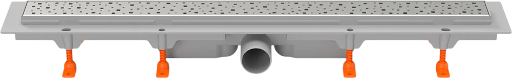Душевой трап (лоток) MCH Chudej Square CH1050/50S, 105 см, хром Sancos — официальный сайт