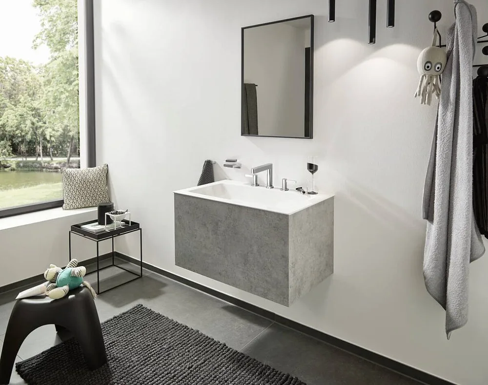Смеситель для раковины Hansgrohe Finoris 110 76033000 хром Sancos — официальный сайт