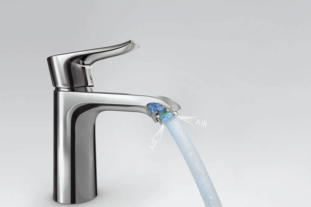 Смеситель для раковины Hansgrohe Metris 31080000 Sancos — официальный сайт