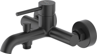 Смеситель для ванны с душем AQUATEK Европа AQ1340MB, матовый черный