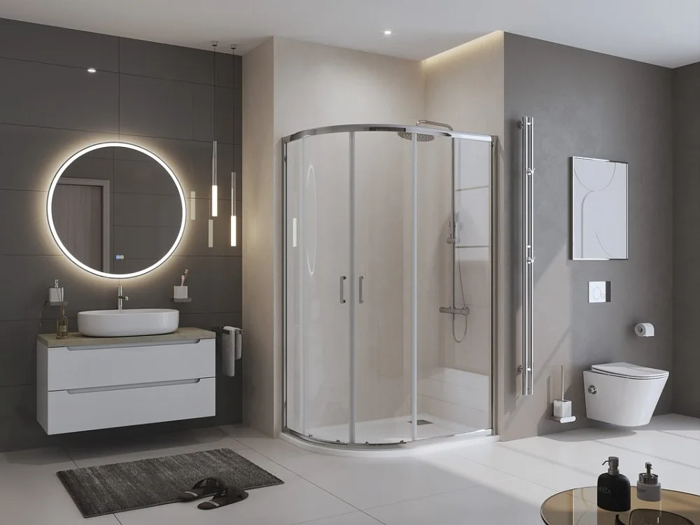 Поддон для душа BelBagno Uno RH R 120х80, белый, с сифоном Sancos — официальный сайт