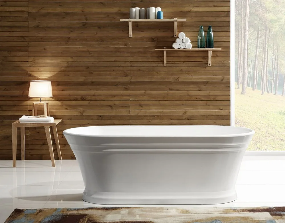 Акриловая ванна BelBagno BB402-1700-790 без опоры 170x80 см, отдельностоящая, белая, овальная, со сл Sancos — официальный сайт