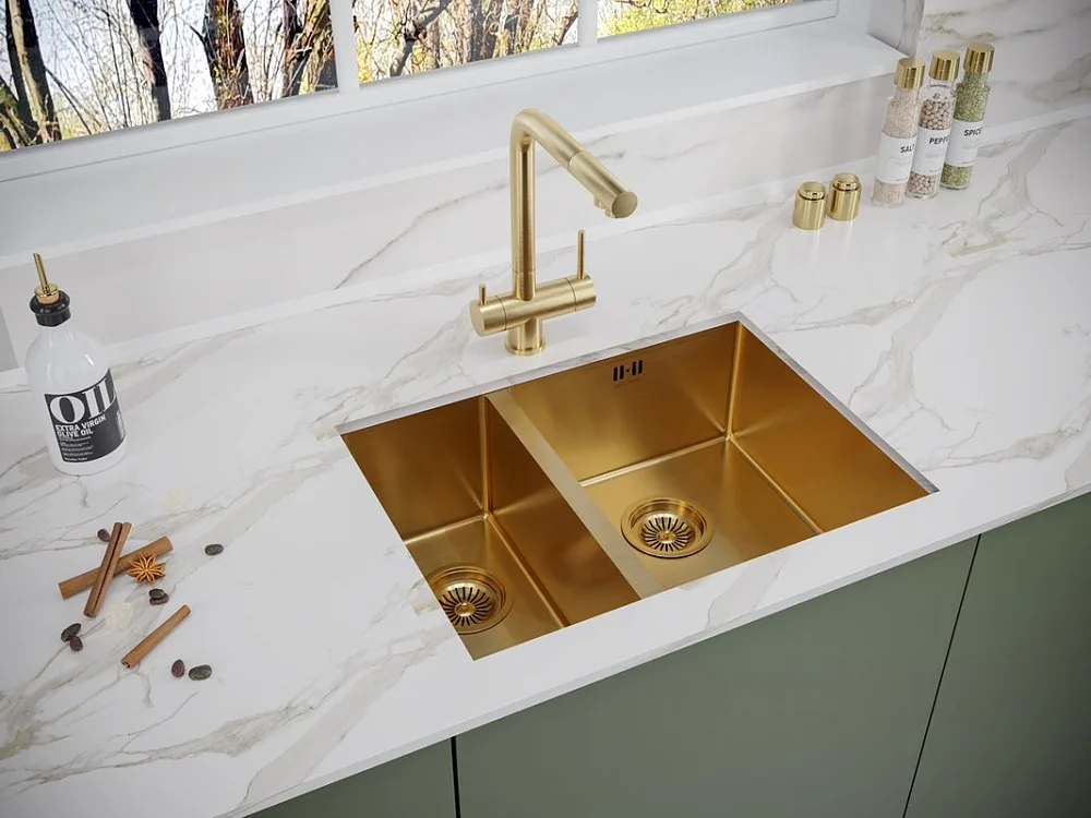 Смеситель для кухни Paulmark Skalen Sk213020-BG Sancos — официальный сайт