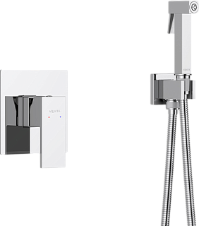 Гигиенический душ AQUATEK Либра AQ1619CR со смесителем, С ВНУТРЕННЕЙ ЧАСТЬЮ, хром