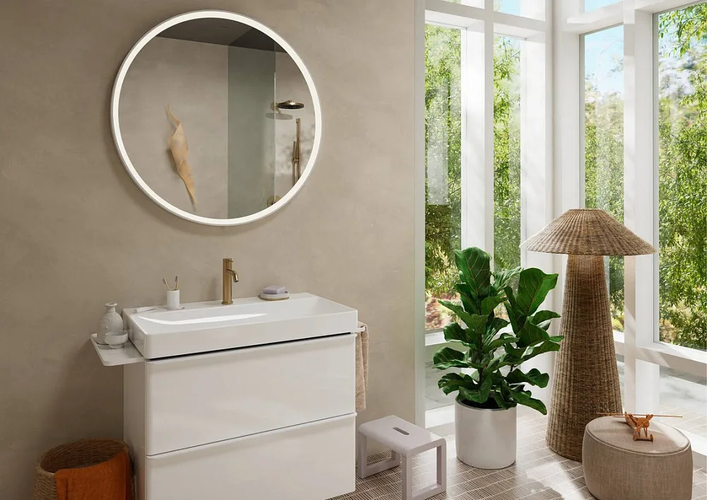 Смеситель для раковины Hansgrohe Tecturis S 110 73310140 шлифованная бронза Sancos — официальный сайт