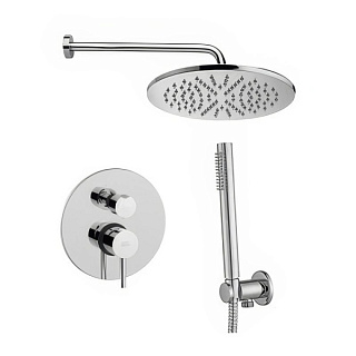 Душевой комплект Paffoni Light KITLIG018CRKING, С ВНУТРЕННЕЙ ЧАСТЬЮ, хром