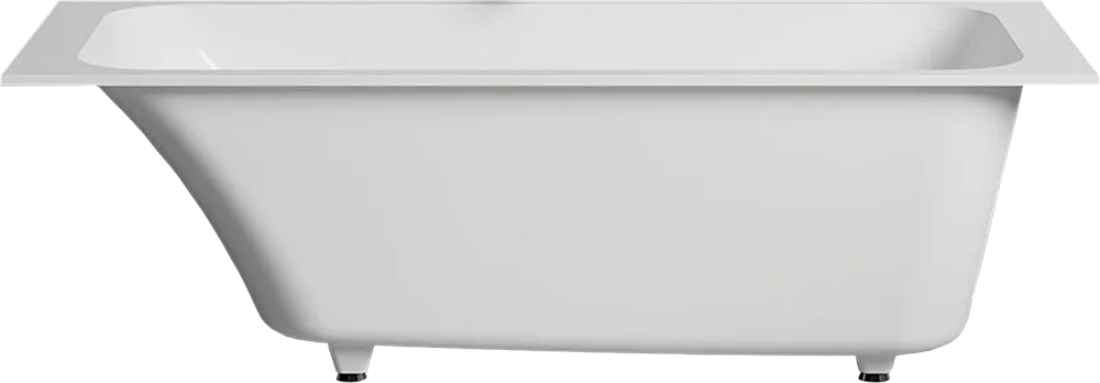 Ванна из искусственного камня Salini Orlanda Kit 180x80 см, встраиваемая, белая, со сливом-переливом Sancos — официальный сайт