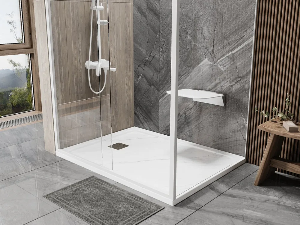 Поддон для душа Wasserkraft Rhin 44T07 120x90 Sancos — официальный сайт