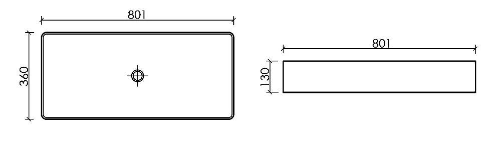 Накладная раковина Ceramicanova Element CN6072MB черная матовая Sancos — официальный сайт