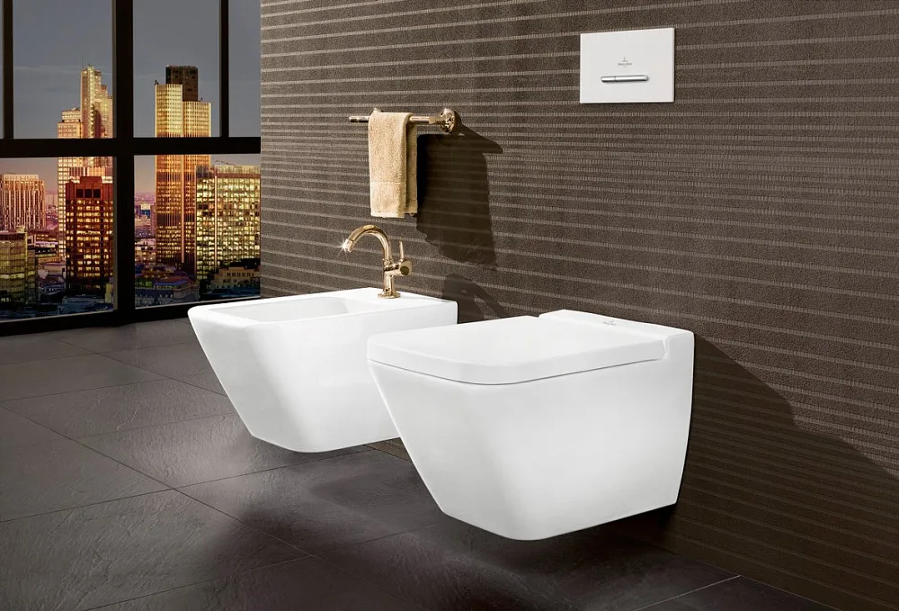 Унитаз подвесной Villeroy & Boch Finion 4664R0R1 Sancos — официальный сайт
