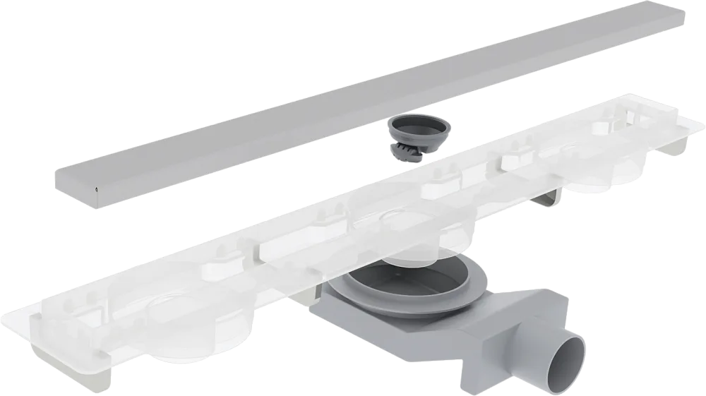 Душевой трап (лоток) Plumberia Selection PSM Modular 70 см, нержавеющая сталь матовая Sancos — официальный сайт