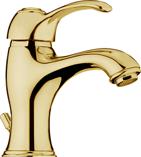 Смеситель для раковины Webert Aurora AU830102010 золото
