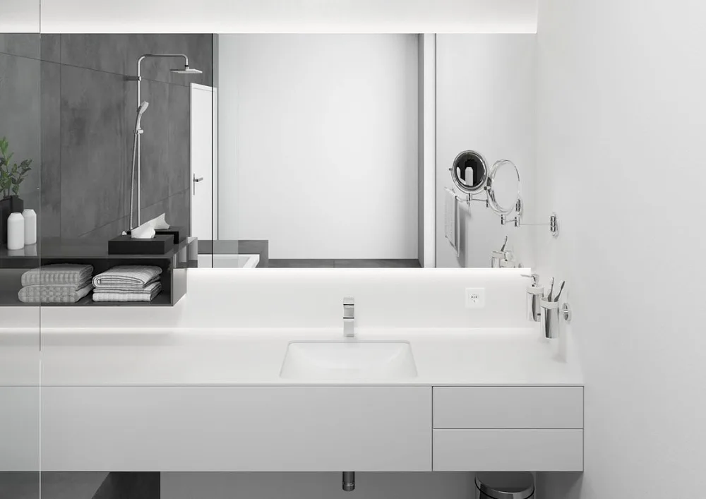 Смеситель для раковины Hansgrohe Vernis Shape 71561000 хром Sancos — официальный сайт