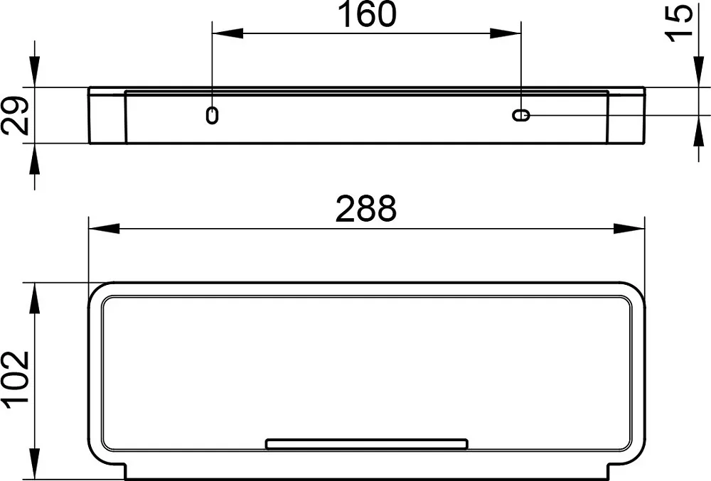 Полка Keuco Plan 14958 хром, белая Sancos — официальный сайт