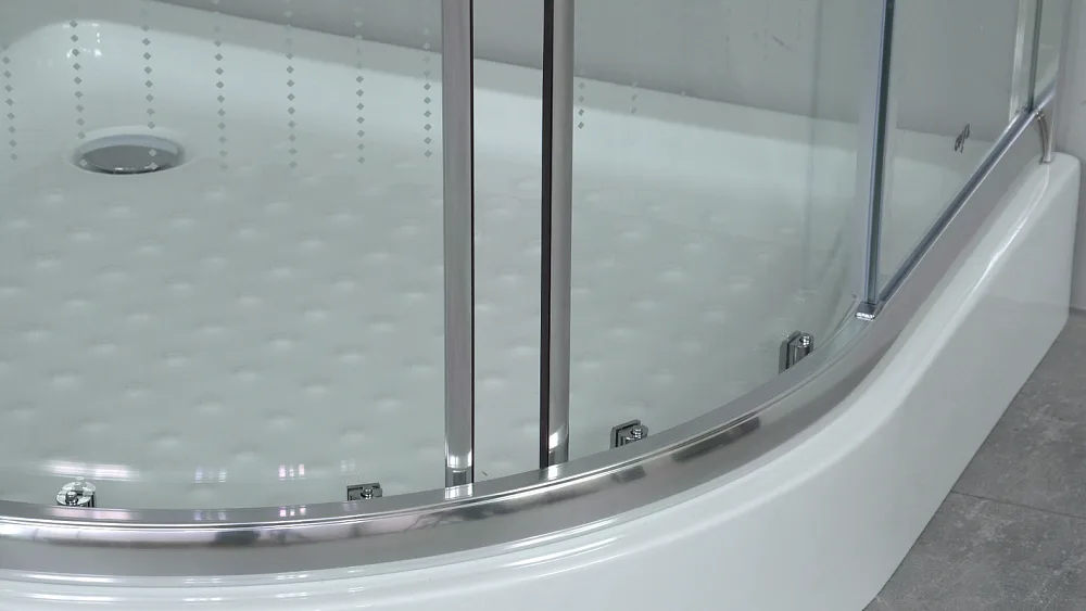 Душевой уголок Timo TL-8001R Romb Glass с поддоном Sancos — официальный сайт