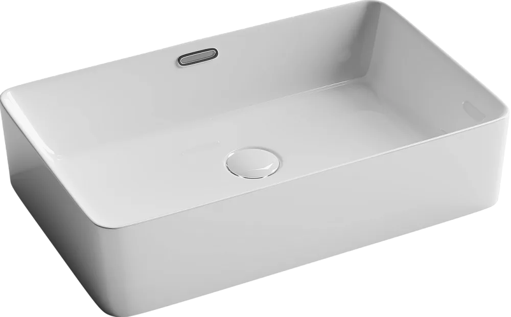 Тумба с раковиной Sancos Snob T 100 см, bianco, столешница бежевая, раковина CN5025 Sancos — официальный сайт