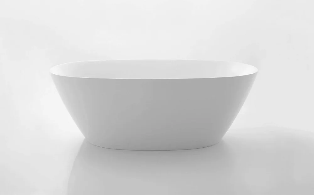 Акриловая ванна BelBagno BB81-1700-W0 170x80 см, отдельностоящая, белая, овальная, на ножках Sancos — официальный сайт