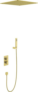 Душевой комплект Timo Petruma SX-5029/17SM, С ВНУТРЕННЕЙ ЧАСТЬЮ, с термостатом, золото