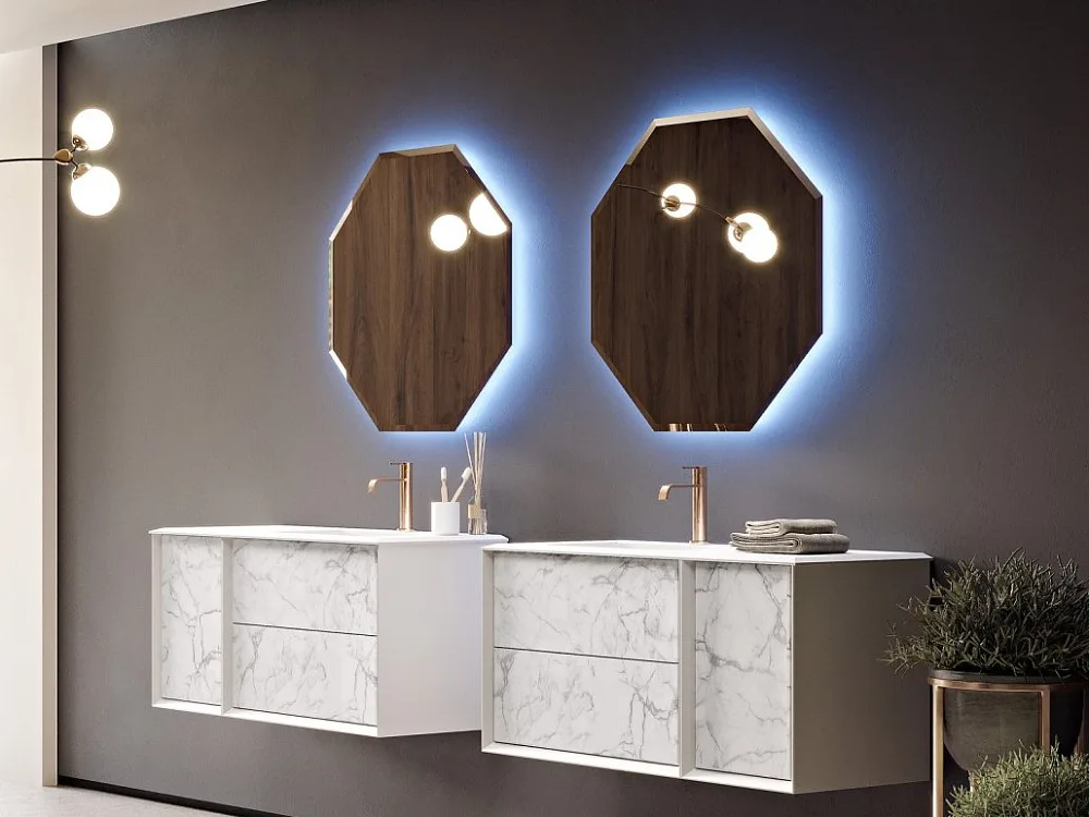 Зеркало Cezares 60х60 с LED-подсветкой Sancos — официальный сайт
