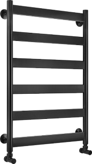 Полотенцесушитель водяной Secado Комано 2 80x50, черный матовый