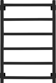 Полотенцесушитель водяной Secado Корато 1 80x50, черный матовый