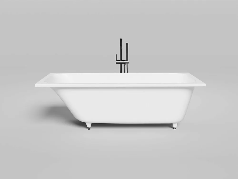 Ванна из искусственного камня Salini Orlanda Kit S-Stone 170x70 см, встраиваемая, матовая белая, на  Sancos — официальный сайт
