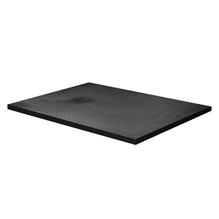 Поддон для душа BelBagno Uno TRAY-MR-UNO-AH-120/80-35-NERO-NO 120х80, черный матовый, с сифоном