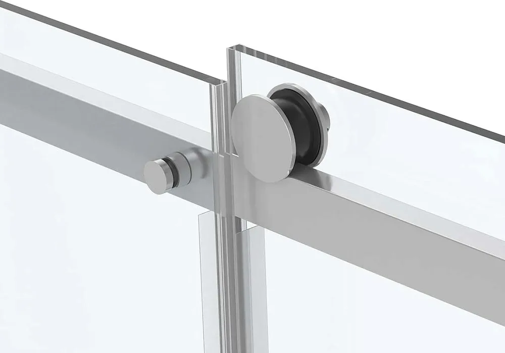 Душевая дверь в нишу Vincea Como Soft VDS-1CS150CL 150 см профиль хром Sancos — официальный сайт