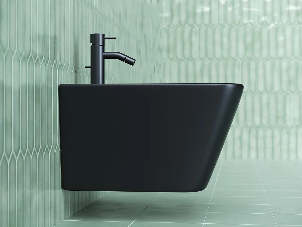 Биде подвесное Ceramicanova Metric CN3008MB Sancos — официальный сайт