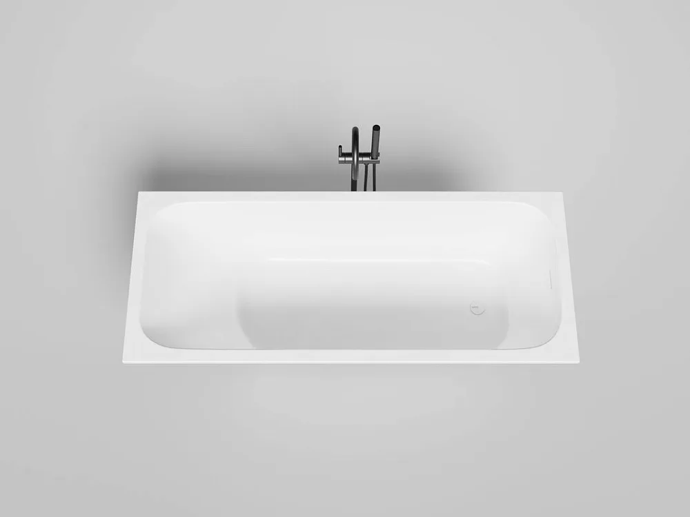 Ванна из искусственного камня Salini Orlanda Kit S-Stone 170x70 см, встраиваемая, матовая белая, на  Sancos — официальный сайт