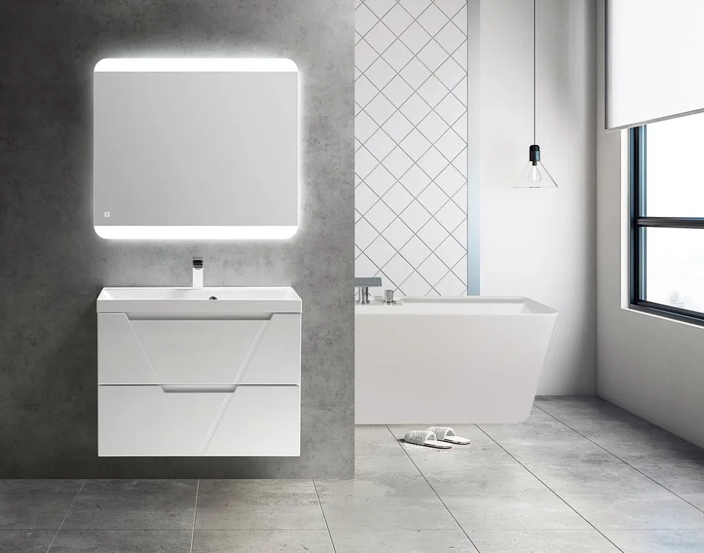 Тумба под раковину без столешницы BelBagno Vittoria 80 подвесная, bianco opaco Sancos — официальный сайт