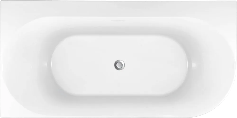 Акриловая ванна Allen Brau Priority 4 L 170x80 см, угловая, левая, пристенная, белая, асимметричная, Sancos — официальный сайт