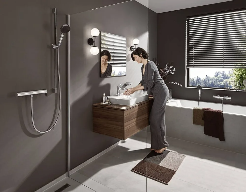 Смеситель для душа Hansgrohe Vivenis 75620000 хром Sancos — официальный сайт